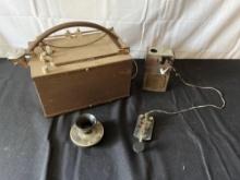 Antique Telegram and Early Medical Equipment