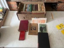 Assortment of Early Books and Bond Papers