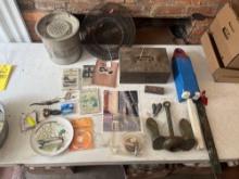 Assortment of Vintage and Early Fishing Gear