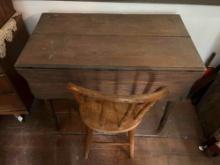 Drop Leaf Table and Chair