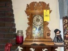 Mantle Clock with Shelf