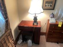 Desk with Lamp