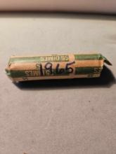 Roll of Roosevelt dimes, 1965