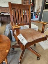 Stickley swivel chair