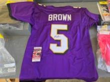 Marquise Brown Signed Baltimore Taverns custom Jersey