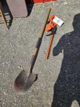 Shovel, electric trimmers