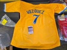 Christian Vazquez Boston Redsocks signed custom jersey