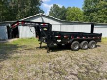 2017 Norstar Ironbull 16' Gooseneck Dump Trailer