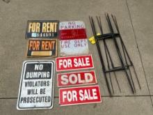 yard signs and stakes