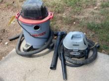 Husky shop vac 22.5 liters, tiny Coleman power mate sweeper