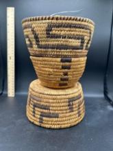 (3) patterned baskets - nice designs - Good