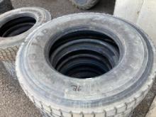 (7) used 11R22.5 tires