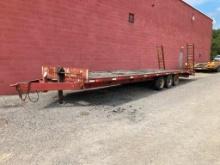 1996 Buckeye trailer tri-axle 24 ft with beavertail pintle hitch