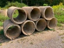 (7) 24 in X 4 ft concrete culverts