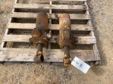 (2) swing cylinder off NH 555 backhoe 5 in X 16 in