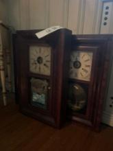 3 beautiful wall hanging OG clocks