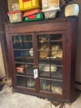 2 piece primitive cabinet