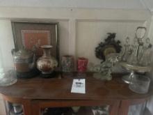 copper tea pot crackle glass pilgrim candle and more