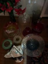 blenko mcm glass, platters, vases and more