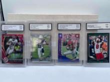 Graded 10 Najee Harris RC, Gordon RC, Ruggs 3 RC, Heyward Bey RC