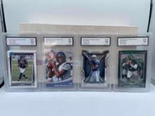 Graded 10 Justin Fields, Colin Kaepernick, Andrew Luck, Brian Hoyer RC Rookies