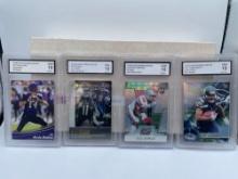 Graded 10 Andy Dalton, Brown, Apple, Lockett RC Rookie Cards