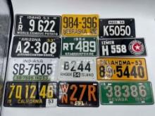 Vintage Post Cereal Bicycle License Plates (12)