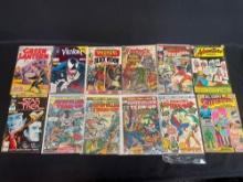 DC Adventure Comics 15cent, The Inhumans, Green Lantern, Spider-Man. 12, 15, 25 cent Comic Books