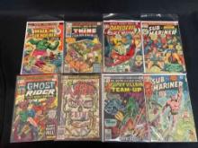 Ghost Rider, Sub Mariner, Super Villain Team Up, Hulk Comic Books