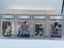 Graded Lindor, Russell, Gregorius, Sanchez Rookies Refractor (4)