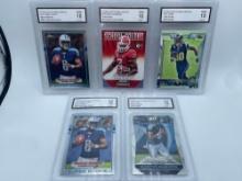 Graded Marcus Mariota, Todd Gurley RC Rookies (5)