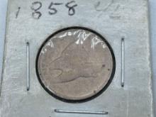 1858 Flying Eagle Cent