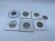 Barber Quarters Assorted Dates bid x 7