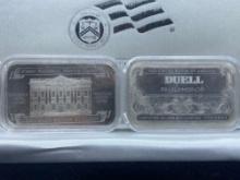 1/2 Ozt. .999 Silver Bars bid x 2