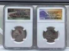 2010s Clad & 2015s Clad Graded Quarters PF 70 Ultra Cameo