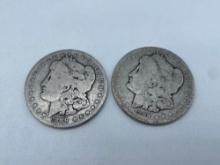 1889 & 1889o Morgan Dollars bid x 2