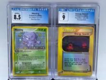 Graded 2095 Pokemon Weezing 8.5, 2002 Energy Search 9