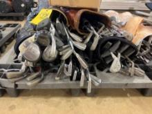 Skid Of Golf Club Bags And Clubs