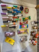 Large Assortment Of Opened And Unopened Pez Dispensers And More