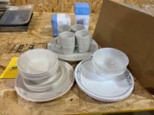 Small Assortment Of Plates Mugs And Bowls