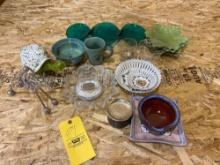 Assortment Of Decorative Glassware