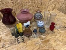 Lot Of Assorted Vases And Glassware