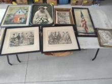 Prints, Peter Peter Pumpkin Easter, Godey's, Flag, Marylin Monroe