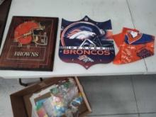 Cleveland Browns, Denver Broncos Clocks