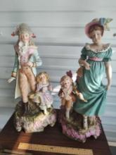 Early Bisque Statues 20" tall