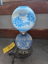 Handpainted Hurricane Lamp