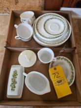 2 Boxes of Pyrex & Corelle Serving Pieces