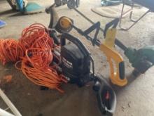 Weed Eater Featherlite Weedwacker, Electric Weedwackers, and Black & Decker Corded Blower