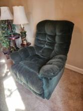 Green Cushioned Recliner