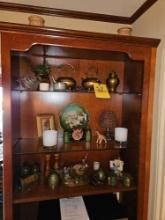 Kitchen Shelving Contents - Salt & Pepper Shakers, Small Tea Pots, & Small Decor